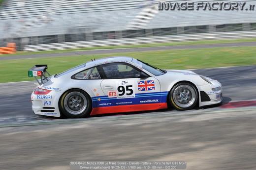 2008-04-26 Monza 0366 Le Mans Series - Daniels-Palttala - Porsche 997 GT3 RSR